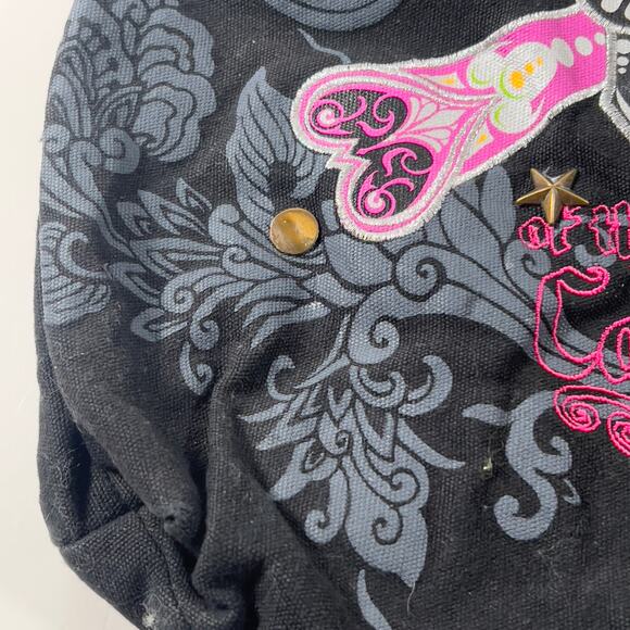 Disney Theme Park Merchandise Rhinestone Studded Pirate Caribbean Skull Tote - Picture 16 of 16